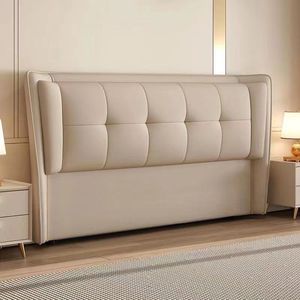 Tête de lit capitonnée crème 1,5 m 1,8 m – Dossier de lit moderne style simple pour chambre adulte - Product Image 3