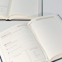 Journal en tissu Carnet personnalisé Journal en lin à couverture rigide personnalisé Journal Agenda Journal