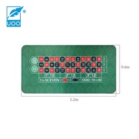 UOO Tapis de jeu durable en caoutchouc naturel pour roulette, casino, disposition de table