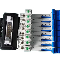 Relais électromagnétique mince PLC, certifié CE RoHS, haute puissance, protection époxy, épaisseur 6,2 mm, rail DIN, puissance nominale 6A