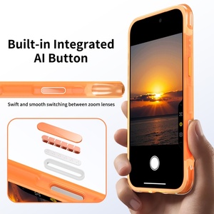 Funda Magnética Translúcida Mate con Diseño Ondulado para iPhone 18 17 16 Pro Max, Compatible con Carga Inalámbrica, Botones con IA, Cubierta Protectora - Product Image 6