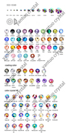Saphir 6 Blancs Couleurs Revêtement Tailles Mixtes Non Hot Fix Dos Plat Verre Non Hotfix Strass pour Nail Art