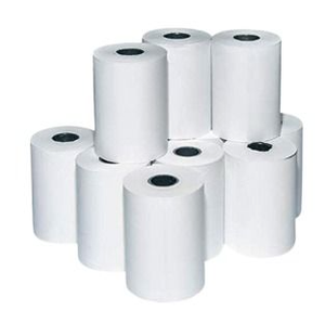 Thermal <b>Paper</b> <b>Roll</b> 57x40mm 20M Length Single Layer White Cash Register POS Machine Compatible 100 <b>Rolls</b> Per Box - Product Image 2
