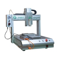 Machine de distribution de colle entièrement automatique à 3/4 axes pour colle silicone thermofusible et colle AB, avec fonctions de distribution et d'injection