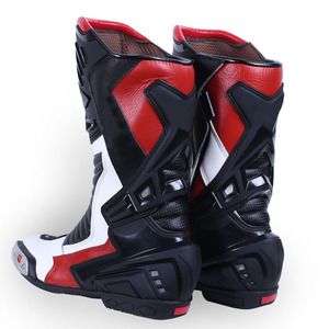 Chaussures de course à moto professionnelles légères de bonne qualité, imperméables en cuir PU, bottes de moto de course sur mesure - Product Image 5
