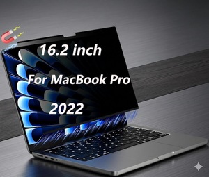 Magnetic <b>Privacy</b> <b>Screen</b> <b>Protector</b> For MacBook Pro 2022 16.2inch M2 Removable Laptop <b>Privacy</b> Scree - Product Image 1