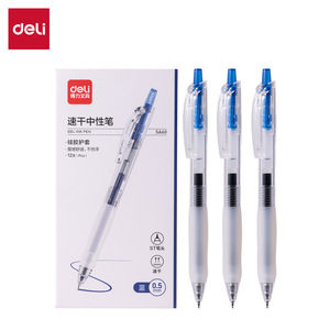 Deli Gel Ink <b>Pen</b> 0.5mm Quick Dry ST Tip Office School Use - Product Image 3