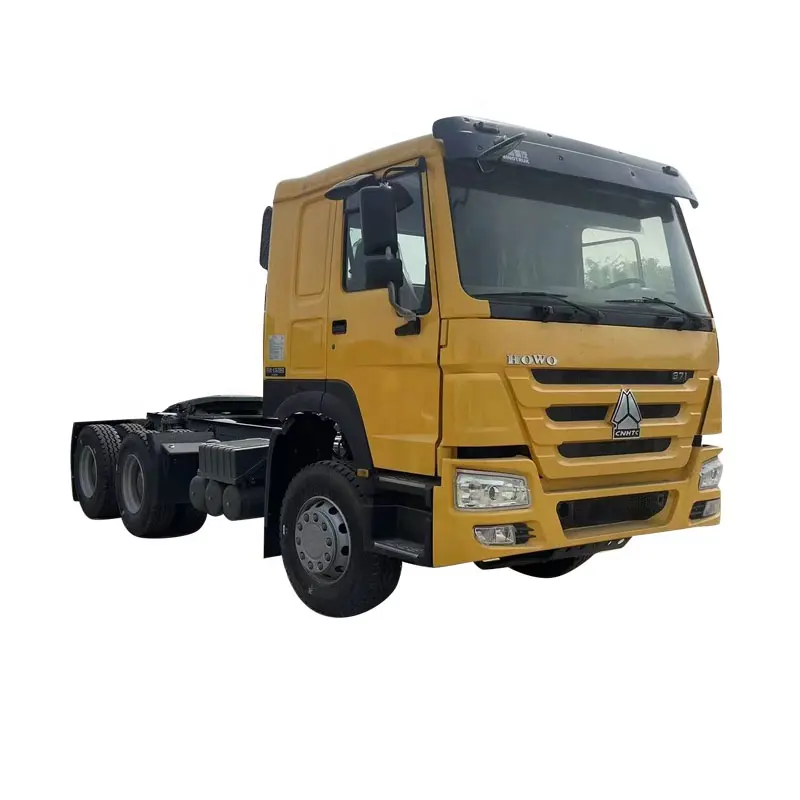 Ikinci el fabrika satış kullanılan 371HP 375HP yüksek kalite ile SINOTRUK HOWO traktör kamyon römork kafa