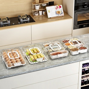 Hiện đại vuông PP nhựa tổ chức ngăn kéo cho thực phẩm tươi sống và trái cây lưu trữ kháng khuẩn tủ lạnh Gói Nhà tươi-keeper - Product Image 4