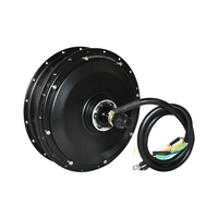 Kit de conversion de vélo électrique avec moteur de moyeu arrière sans balais à couple élevé Super Power 72V 6000W pour vélo à pneus larges, vélo de neige, vélo de plage