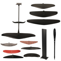 Fabricant sur mesure OEM de hydrofoils en aluminium et fibre de carbone pour kitesurf, avec pompe à vent et pompe à aspect élevé pour sauts