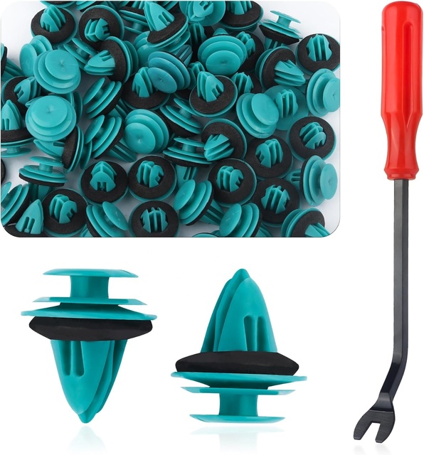 100pcs Door Panel Clips Fastener Nylon Body Factory Production Wholesale Sale