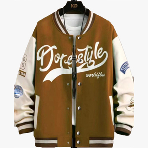 Chaqueta de Béisbol para Hombre, Estilo Casual y Holgado, a la Moda, para Adolescentes y Estudiantes, Estilo Universitario, para Primavera y Otoño - Product Image 5