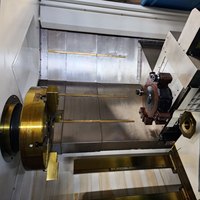 Mesin Bubut TCX4580 Presisi Tinggi dengan Sistem Servo Feed Kecepatan Tinggi, Mesin Bubut Berkualitas Unggul, CNC Multifungsi Besar dengan Meja Miring