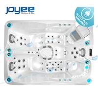 JOYEE 3 personnes nouveau design bagno usage domestique hydromassage jakuzi intérieur petite baignoire yacuzzi baignoire baignoire balneo baignoires jakuzzy