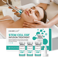 Sérum Booster Coréen Bio Personnalisé à Marque Blanche, Ampoule ADN de Saumon, Sérum Soin de la Peau aux Cellules Souches, Kit Micro-Infusion