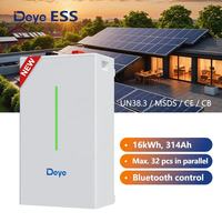 Batterie de stockage d'énergie solaire murale Deye ESS SE-F16 16 kWh, lithium-ion, montage en rack, cellule Lifepo4 314 Ah, sauvegarde Deye Se F16