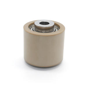 S6003ZZ Assembly High Load-Bearing Flat Roller <b>Pulley</b> Coated with Bearing Special Engineering Plastic Wear-Resistant PEEK - Product Image 4