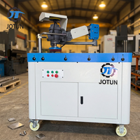 Machine à ébavurer manuelle à bras oscillant économique avec disque de meulage pour l'ébavurage des bords des tôles en acier inoxydable et en aluminium