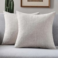 Housse de coussin carrée européenne, protège-oreiller doux, taie d'oreiller