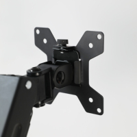 Bras de moniteur à ressort à gaz unique, vente chaude, écran de 13 à 32 pouces, réglage de la hauteur libre, prend en charge la rotation multi-angles, support de moniteur
