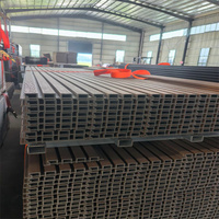 Terrasse en composite plastique avec couleur bois, co-extrusion sans joint WPC