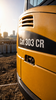 Mini-excavatrice d'occasion 303CR 303CCR 3 tonnes avec moteur Caterpillar, très demandée