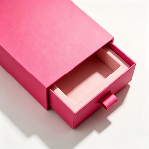 Wholesale Custom Logo Recyclable Rigid Sliding <b>Gift</b> <b>Box</b> with Velvet Lining for Rings, Necklaces, <b>Earrings</b> Packaging - Product Image 3