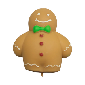 Jouets <span class=keywords><strong>anti</strong></span>-<span class=keywords><strong>stress</strong></span> en mousse PU en forme de bonhomme en pain d'épices pour enfants et adultes, avec logo personnalisé - Product Image 1