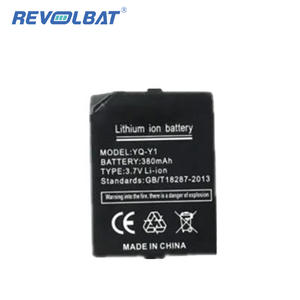 Revolbat YQ-Y1 3.7V 380mAh 스마트워치용 교체 배터리, 오래 지속되는 ROHS 인증 리튬 폴리머 소비자 가전제품 - Product Image 2