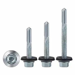 Hexagon Head Self Drilling Screw Self Tapping Screw Drywall Furniture Screw With EPDM Washer