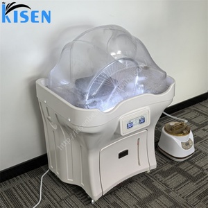 ระบบเก็บน้ำแบบพกพา Kisen เครื่องสปาแรงดันสูง ระบบหมุนเวียนน้ำ อุปกรณ์อบไอน้ำสำหรับร้านเสริมสวย อ่างสระผม - Product Image 3