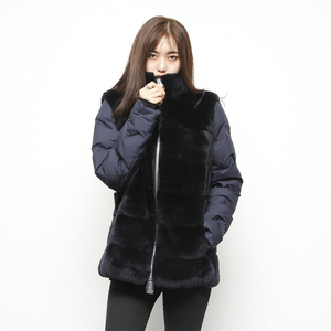 Venta al por mayor Otoño Invierno Abrigos Fleece Windbreaker Clima <span class=keywords><strong>Trekking</strong></span> Chaquetas Rex Abajo Abrigo Con Manga - Product Image 1