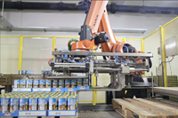Bras de robot industriel KUKA KR20 R1810, 6 axes, charge utile de 8 kg, avec pince robotique, robot de chargement et de déchargement pour la manutention et la palettisation