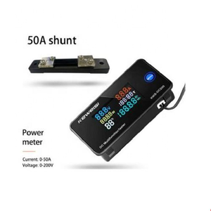 Vôn Kế KWS-DC200 Ampe Kế KWS Đồng Hồ Đo Năng Lượng Điện DC 0-200V LED AC Vôn Kế Đồng Hồ Đo Điện Có Chức Năng Đặt Lại 0-100A - Product Image 5