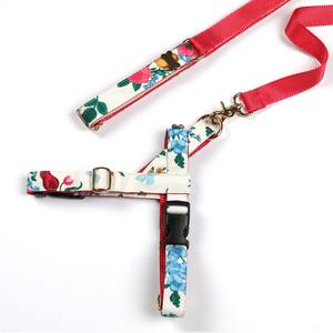 Logo de alta calidad acolchado de plomo Crossbody mango de malla suave manos libres Reversible diseñador perro arnés y correa conjunto - Product Image 3