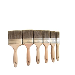 Pennello piatto con manico in legno <span class=keywords><strong>per</strong></span> <span class=keywords><strong>pittura</strong></span> fai-da-te, ideale <span class=keywords><strong>per</strong></span> <span class=keywords><strong>pareti</strong></span>, mobili e ritocchi domestici, personalizzabile OEM, garanzia di 3 anni - Product Image 1