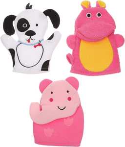 Mitaine de bain pour bébé Gants de douche d'animaux mignons Marionnettes exfoliantes pour enfants - Product Image 4