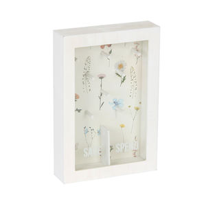 Regalo bianco del salvadanaio del salvadanaio della <span class=keywords><strong>cassa</strong></span> di esposizione della struttura della scatola dell'ombra bianca per i bambini - Product Image 1