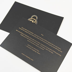 Small Business Custom Logo Wedding Greeting & Invitation Cards Wholesale Personalized Thank You Note Embossing Printing Handling - Product Image 2