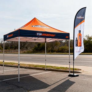 Tùy chỉnh ngoài trời thương hiệu thương mại thương mại hiển thị gấp lều lớn cửa sổ bật lên gazebo 20x10 3x6 10x20 10x20 Tán lều với cửa sổ - Product Image 6