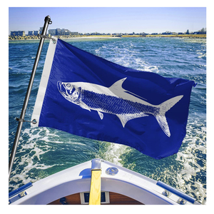 <span class=keywords><strong>Bandiera</strong></span> <span class=keywords><strong>Marina</strong></span> 12x18 Pollici per Pesca al Marlin e Wahoo, in Poliestere con Stampa Personalizzata, Logo su Entrambi i Lati - Product Image 4