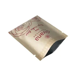 कस्टम प्रिंटिंग डिस्पोजेबल कॉफी पाउडर पैकेज sachet 2g क्राफ्ट माइल बैग पन्नी