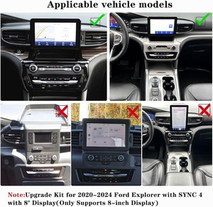 Autoradio stéréo 256G GPS Carplay Android Auto pour Ford Explorer 2020-2025 - Product Image 3