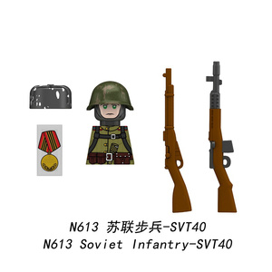 Ladrillos de Construcción de la Serie Militar de la Guerra Civil Estadounidense, 8 Estilos, Soldados Confederados y del Ejército de la Unión, Juguetes de Bloques de Construcción DIY al por Mayor N613-N616 - Product Image 2