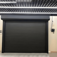 Portes à enroulement automatiques coupe-feu en alliage d'aluminium, design chinois, résistance au feu 3 heures, pour sortie d'entrepôt - Vente chaude