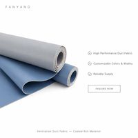 Tissu Hypalon enduit CSM durable pour conduits d'air conditionné aérien-terrestre – Ignifuge, tailles et couleurs personnalisées