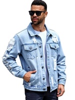 Veste en jean en coton pour homme de haute qualité, personnalisable OEM, style streetwear pour l'hiver