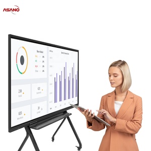 Fournisseurs de tableaux blancs interactifs intelligents de classe tactile <span class=keywords><strong>OPS</strong></span> mobiles 75 pouces I5 4G 128G, écran plat interactif 86 pouces pour l'éducation - Product Image 4