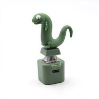 Clavier mécanique personnalisé 3D en forme de lézard avec éclairage LED, rechargeable, protection contre les surcharges, interrupteur mécanique, jouet anti-stress